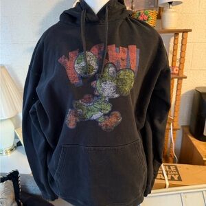 Black Yoshi Graphic Hoodie